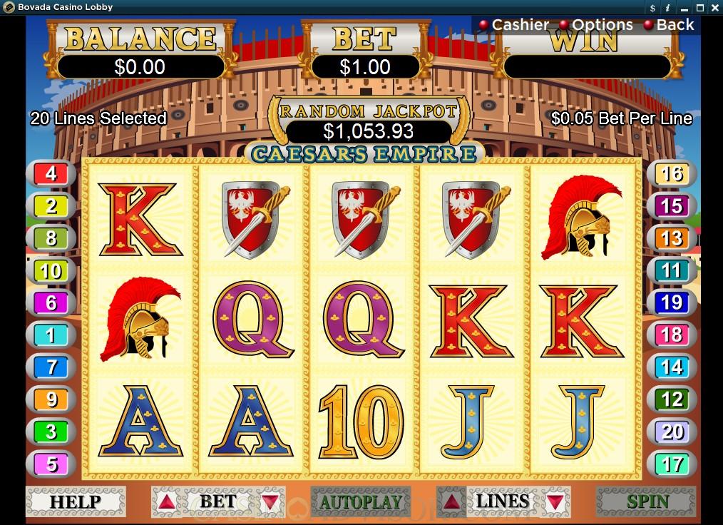 bovada casino games
